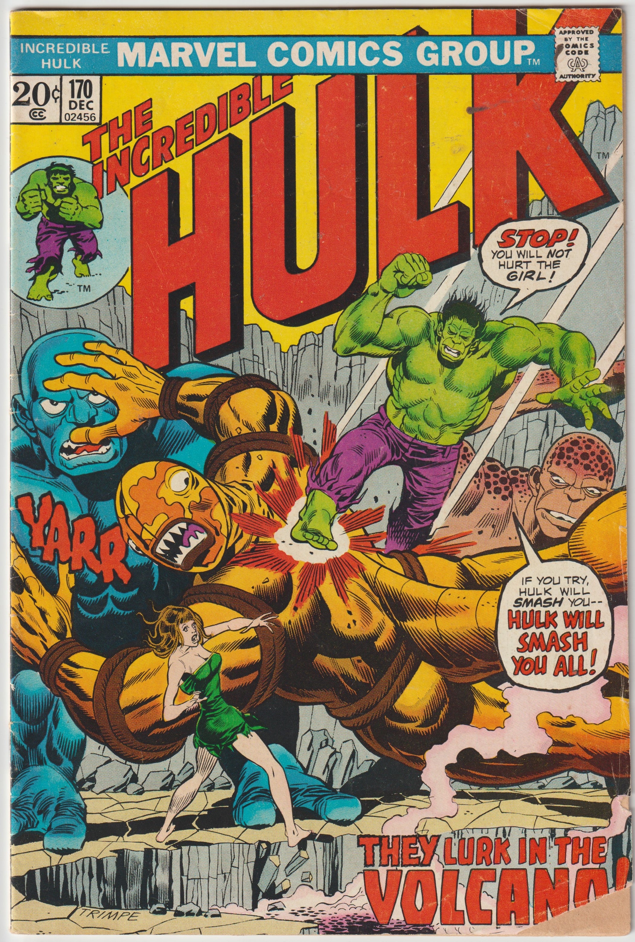 The Incredible Hulk #170 (1973) | Dragon's Lair Comics and Fantasy Houston TX