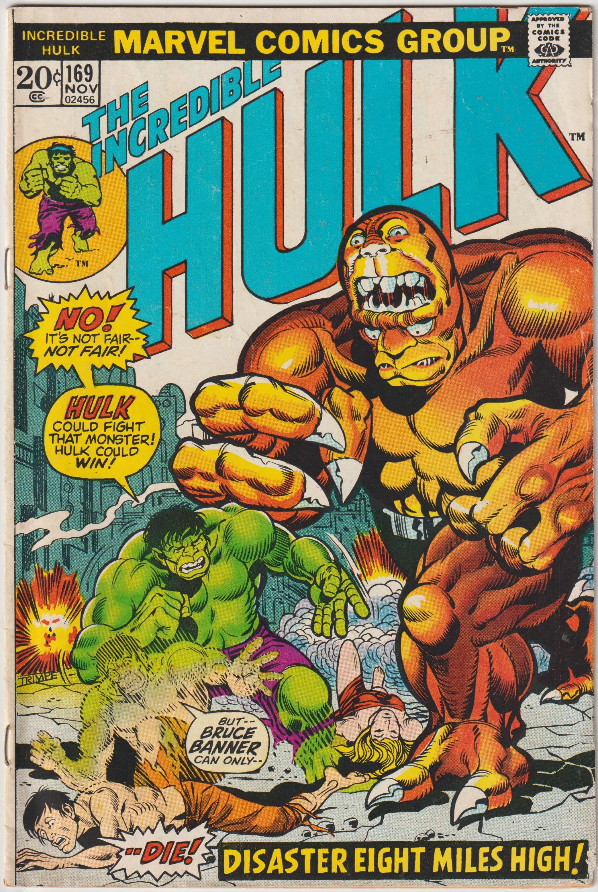 The Incredible Hulk #169 (1973) | Dragon's Lair Comics and Fantasy Houston TX