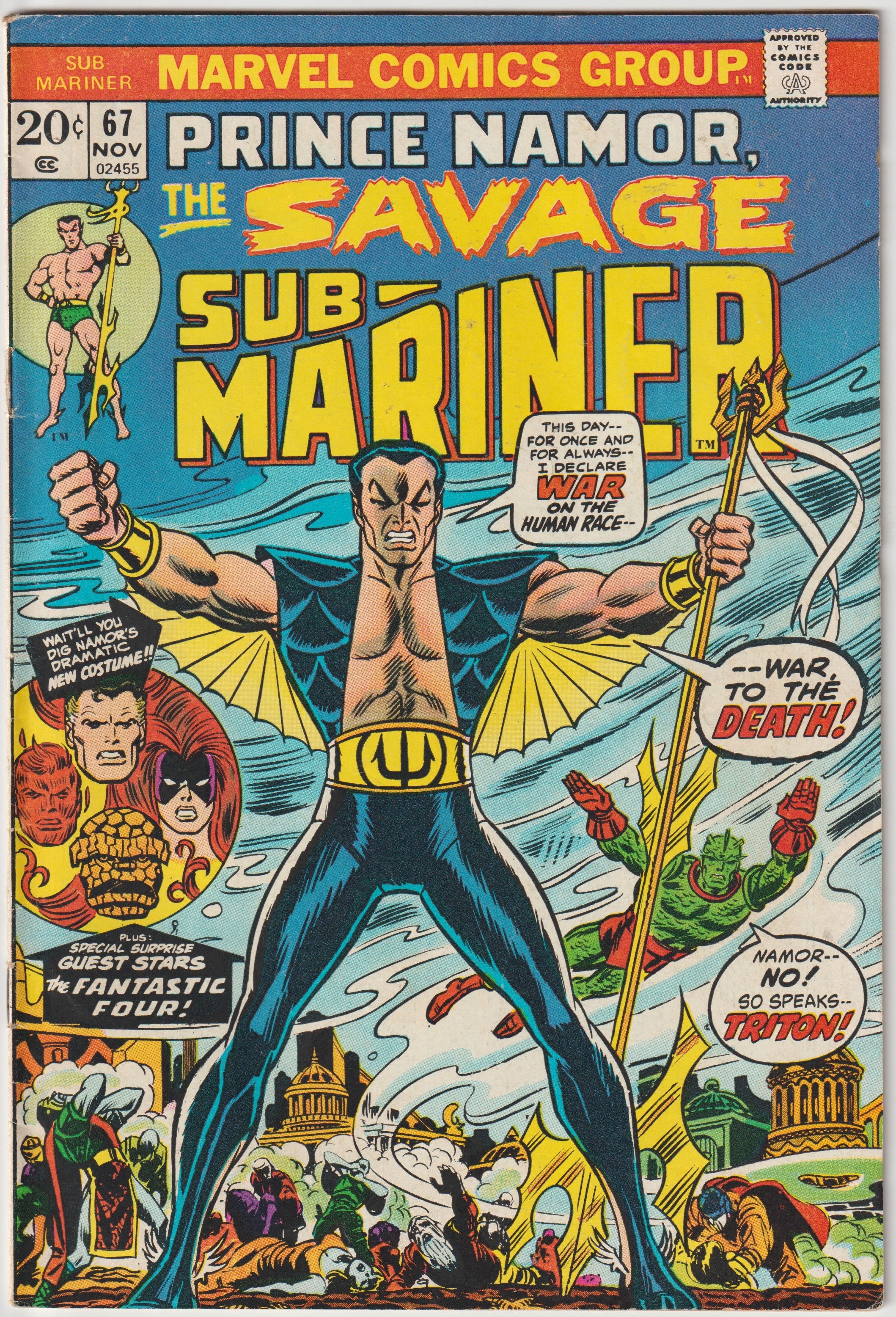 Sub-mariner #67 (1973) | Dragon's Lair Comics and Fantasy Houston TX