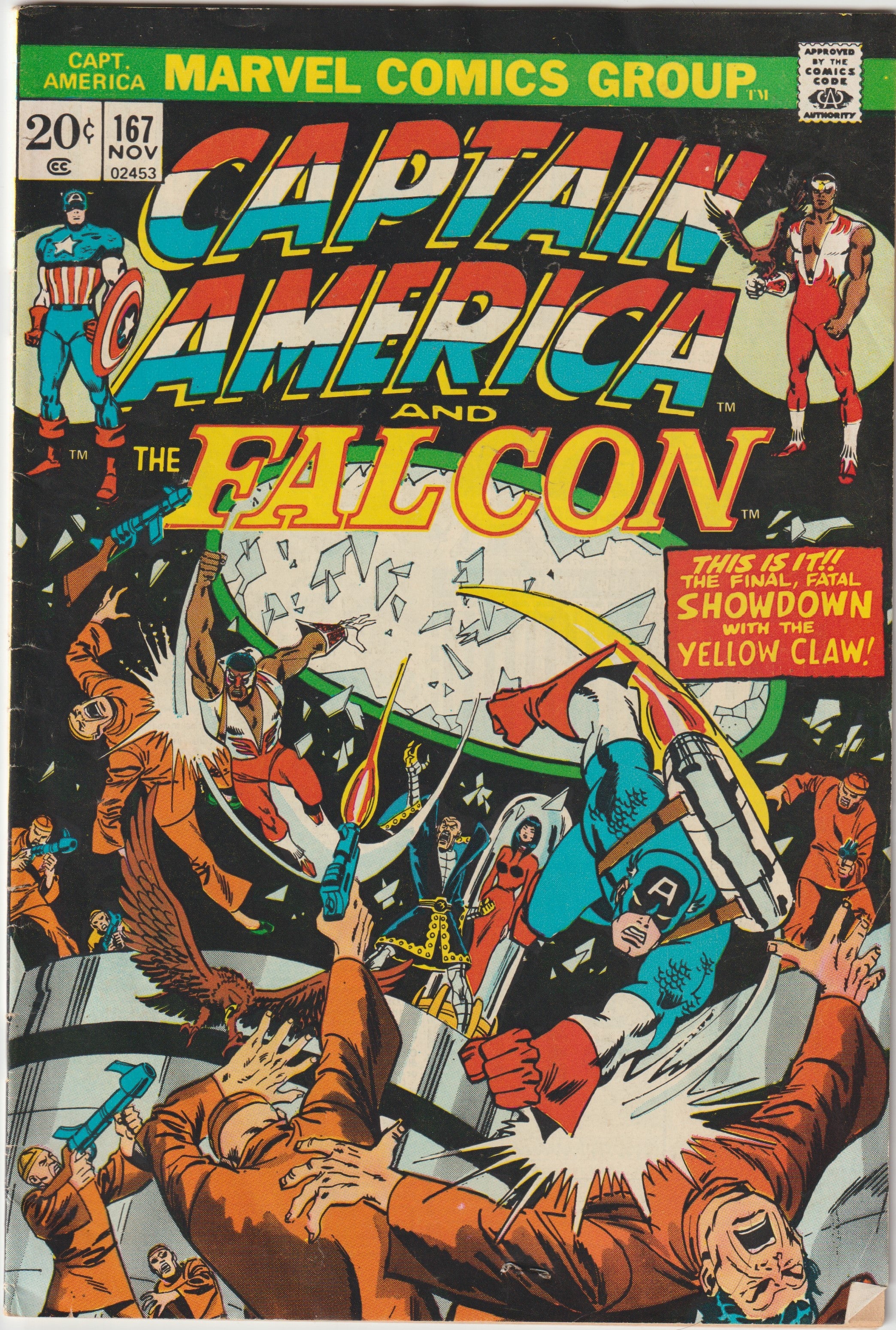 Captain America #167 (1973) | Dragon's Lair Comics and Fantasy Houston TX