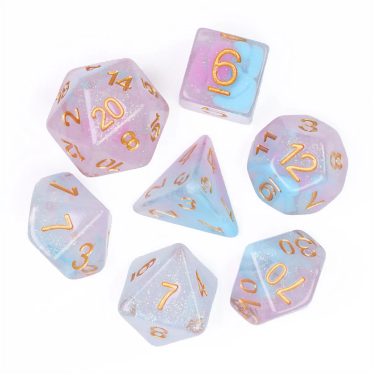 Foam Brain Flare of Ambition Poly 7 Dice Set | Odin's Place