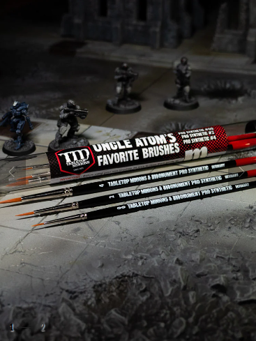 Monument Hobbies: Uncle Atom's Favorite Brushes | Dragon's Lair Comics and Fantasy Houston TX