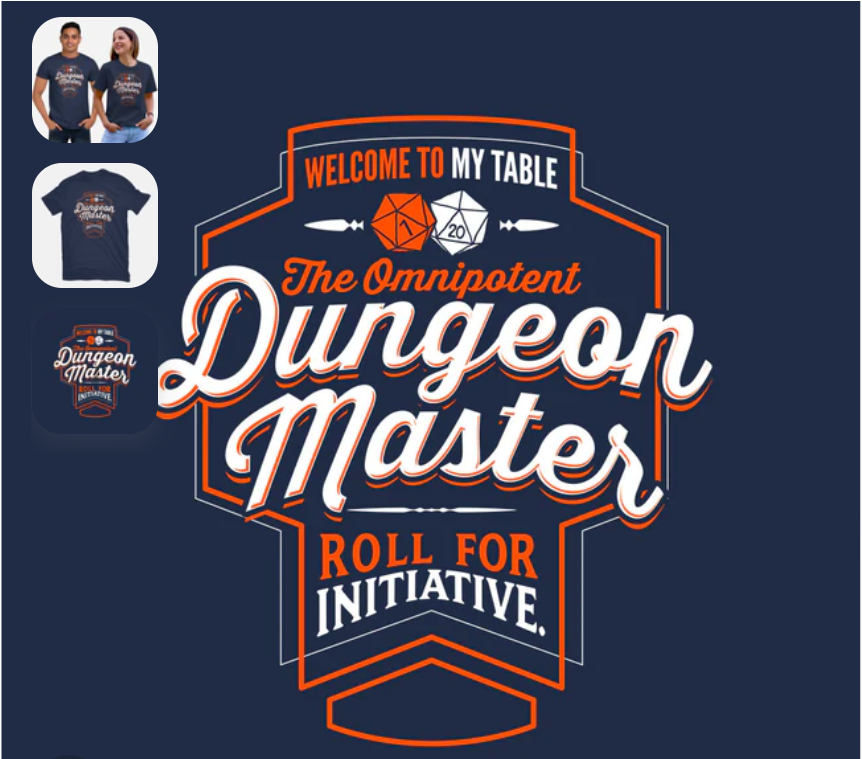 T-Shirt: Welcome to My Table | Dragon's Lair Comics and Fantasy Houston TX