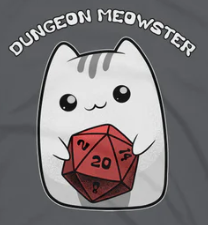 T-Shirt: A Dungeon Meowster | Dragon's Lair Comics and Fantasy Houston TX