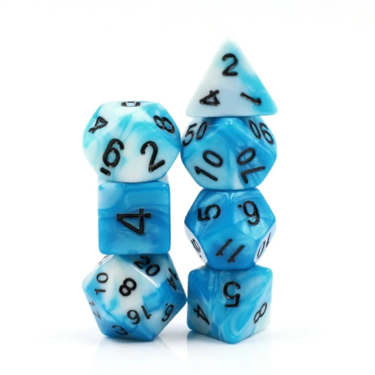 Foam Brain Cumulus Cloud RPG Dice Set | Odin's Place