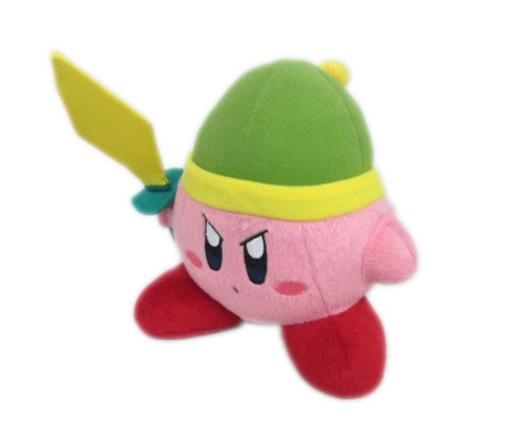 Kirby as Link 6 Inch Plush | Dragon's Lair Comics and Fantasy Houston TX