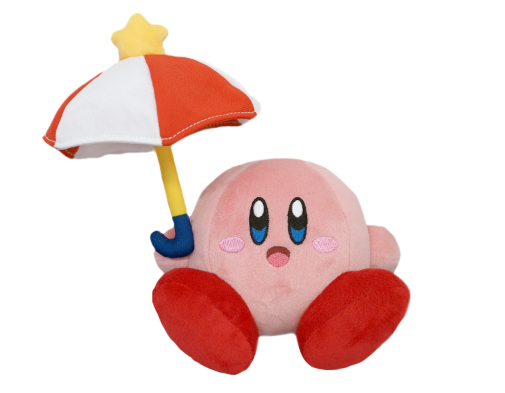 Kirby 6 Inch Plush with Umbrella | Dragon's Lair Comics and Fantasy Houston TX