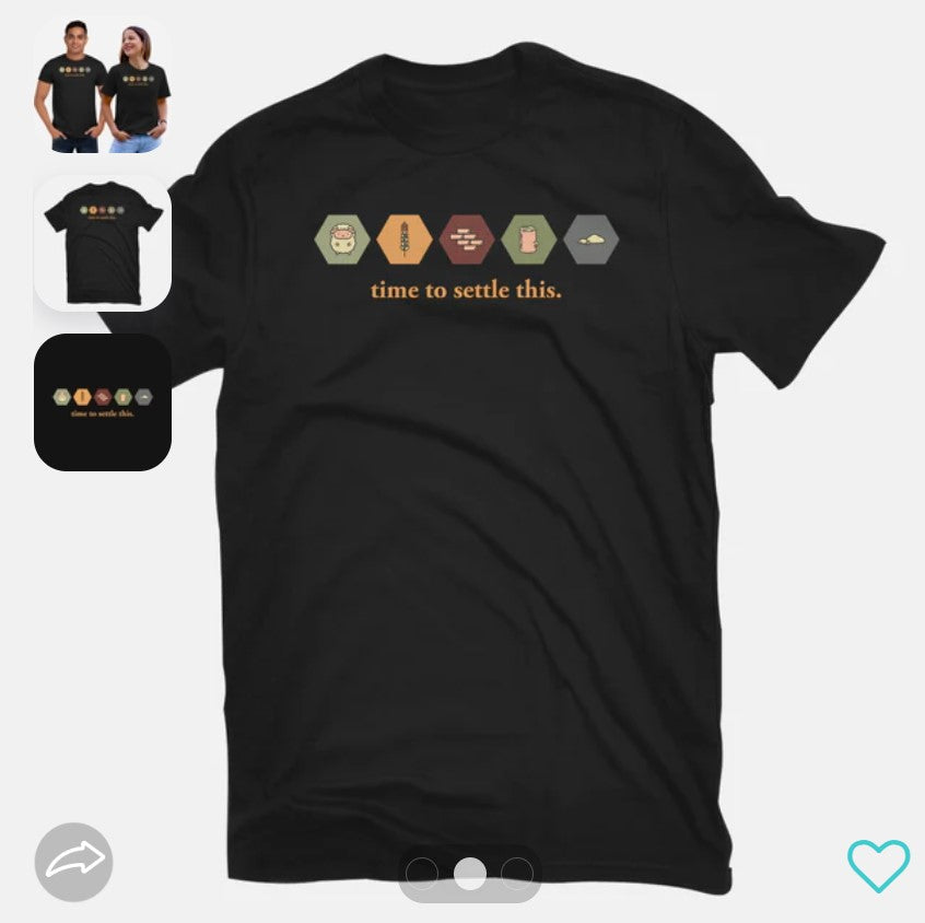 T-Shirt: Time to Settle This | Dragon's Lair Comics and Fantasy Houston TX
