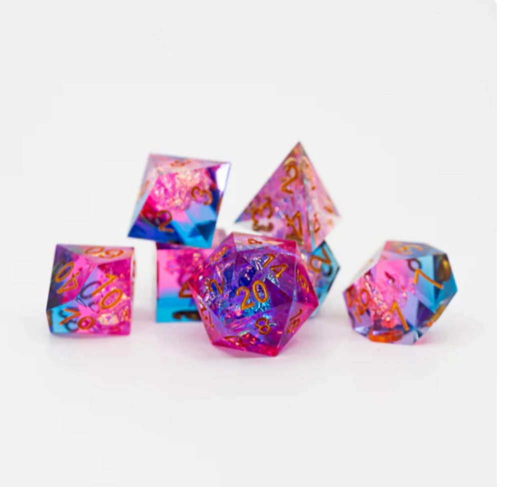 NTSD Sharp-Edged Dice in Test Tube, Assorted Styles | Dragon's Lair Comics and Fantasy Houston TX