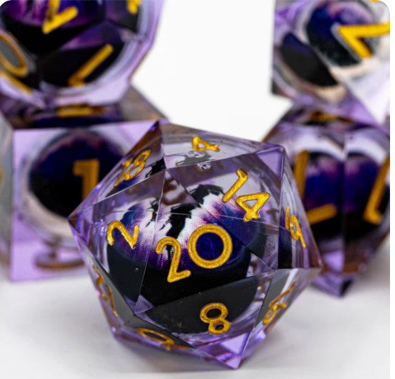 NTSD Sharp-Edged Dice in Test Tube, Assorted Styles | Dragon's Lair Comics and Fantasy Houston TX
