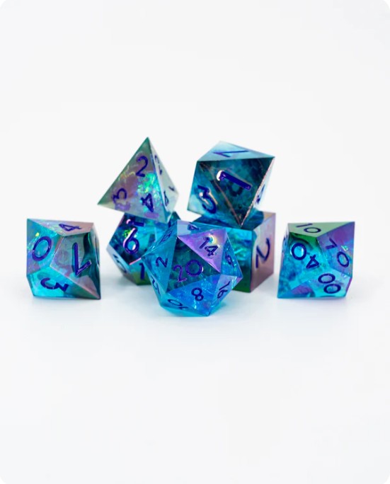 NTSD Sharp-Edged Dice in Test Tube, Assorted Styles | Dragon's Lair Comics and Fantasy Houston TX