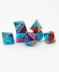 NTSD Sharp-Edged Dice in Test Tube, Assorted Styles | Dragon's Lair Comics and Fantasy Houston TX