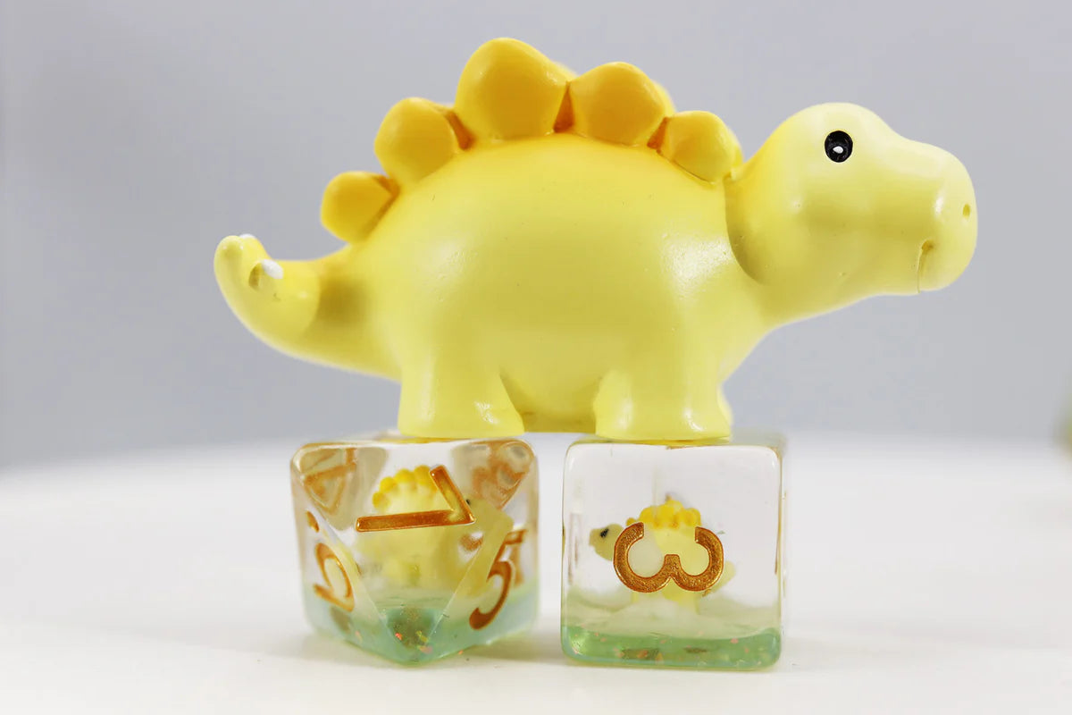 Foam Brain Stegosaurus Poly 7 Dice Set | Odin's Place
