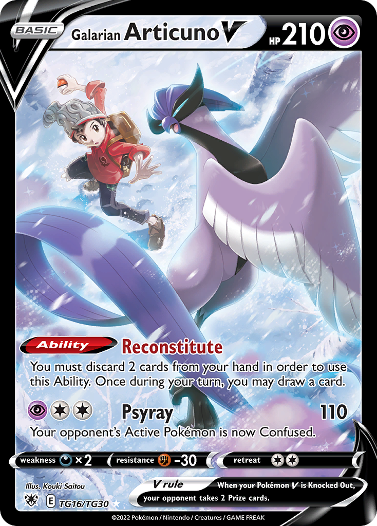 Galarian Articuno (SWSH123) (Staff Prerelease Promo) [Sword & Shield: Black Star Promos] | Odin's Place