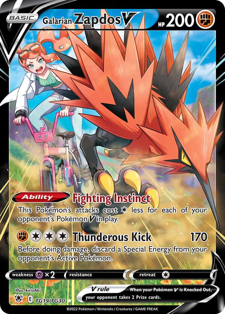 Galarian Zapdos (SWSH124) (Staff Prerelease Promo) [Sword & Shield: Black Star Promos] | Odin's Place