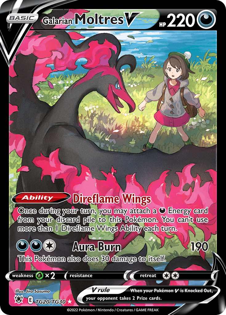 Galarian Moltres (SWSH125) (Staff Prerelease Promo) [Sword & Shield: Black Star Promos] | Odin's Place