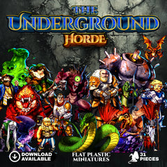 Arcknight - Flat Plastic Minis: Underground Horde (31 pc) | Odin's Place
