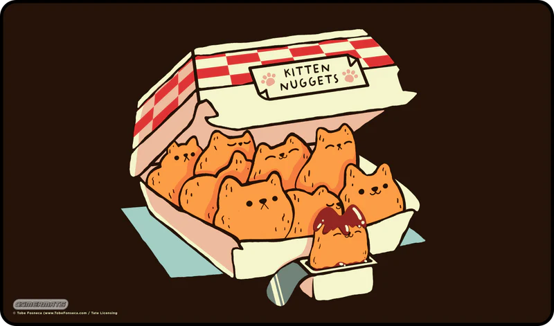 Gamermats Playmat: Kitten Nuggets by Tobe Fosneca | Dragon's Lair Comics and Fantasy Houston TX