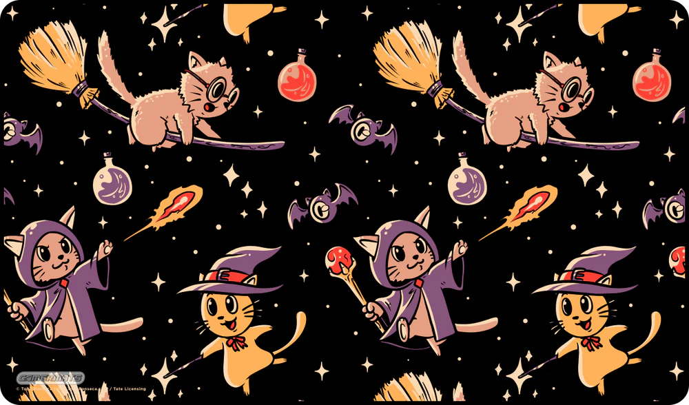 Gamermats Playmat: Magic Cat by Tobe Fosneca | Dragon's Lair Comics and Fantasy Houston TX