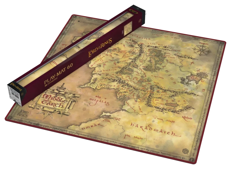 Ultimate Guard Playmat: Oversized 61cm x 61cm The Lord of the Rings "Places of Middle-Earth" | Odin's Place