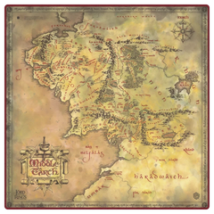 Ultimate Guard Playmat: Oversized 61cm x 61cm The Lord of the Rings "Places of Middle-Earth" | Odin's Place