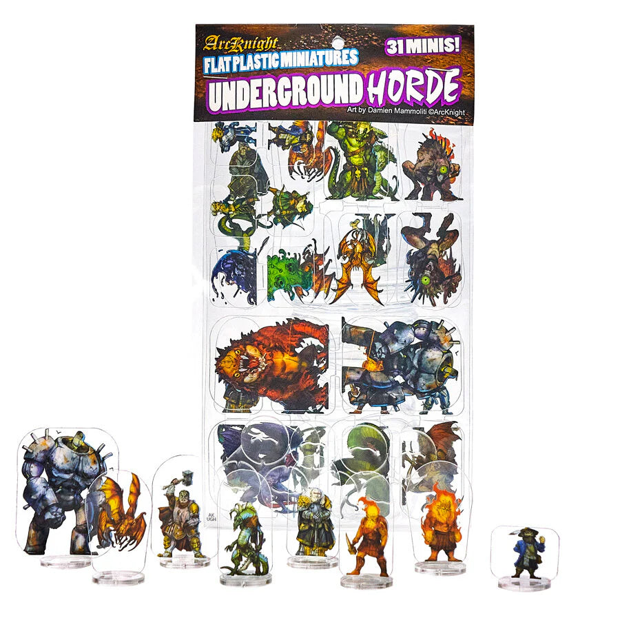 Arcknight - Flat Plastic Minis: Underground Horde (31 pc) | Odin's Place