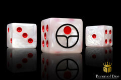 Barron of Dice: Universal Peace Dice - White | Dragon's Lair Comics and Fantasy Houston TX