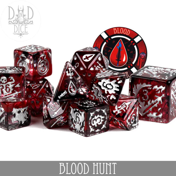 DND Dice 12 Dice Set: Blood Hunt | Dragon's Lair Comics and Fantasy Houston TX