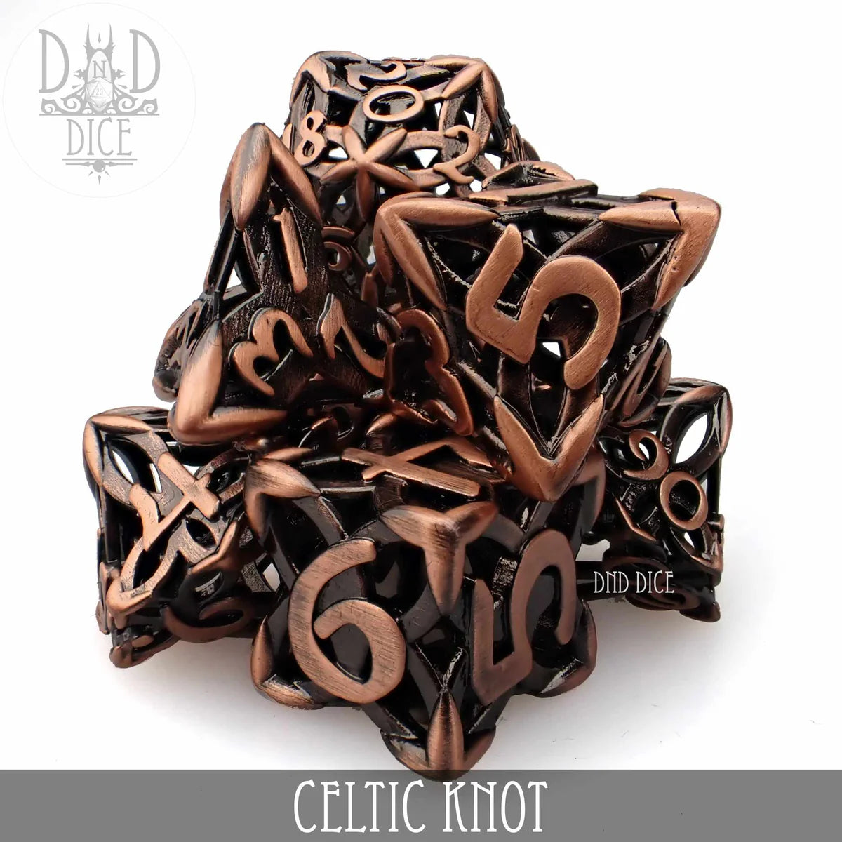 DND Dice Metal Set: Celtic Knot | Dragon's Lair Comics and Fantasy Houston TX