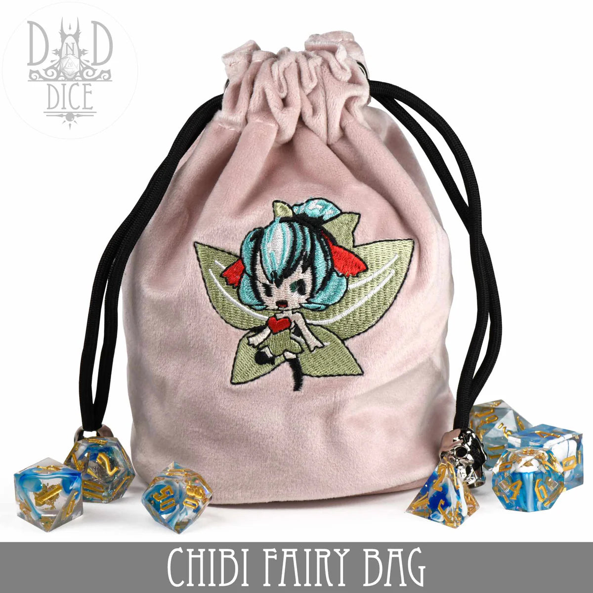 DND Dice Chibi Fairy Dice Bag | Dragon's Lair Comics and Fantasy Houston TX