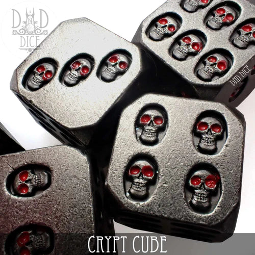 DND Dice Crypt Cubes 6D6 (Metal) | Dragon's Lair Comics and Fantasy Houston TX