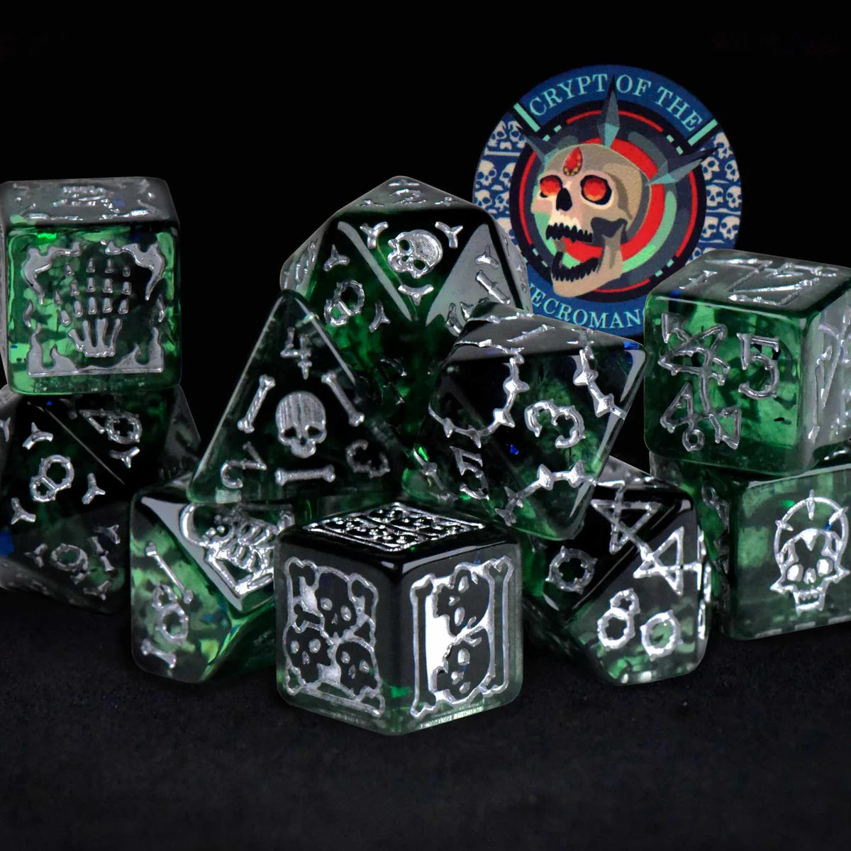 DND Dice 11 Dice Set: Crypt of the Necromancer | Dragon's Lair Comics and Fantasy Houston TX