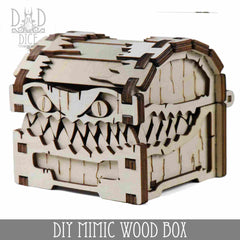 DND DIY Mimic Wood Box | Dragon's Lair Comics and Fantasy Houston TX