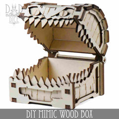 DND DIY Mimic Wood Box | Dragon's Lair Comics and Fantasy Houston TX