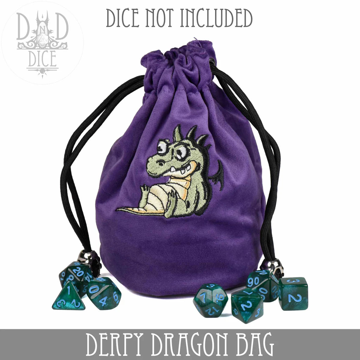 DND Dice Derpy Dragon Dice Bag | Dragon's Lair Comics and Fantasy Houston TX