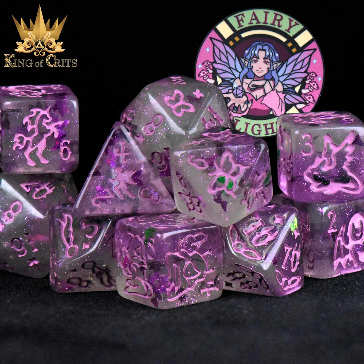 DND Dice 11 Dice Set: Fairy Flight | Dragon's Lair Comics and Fantasy Houston TX
