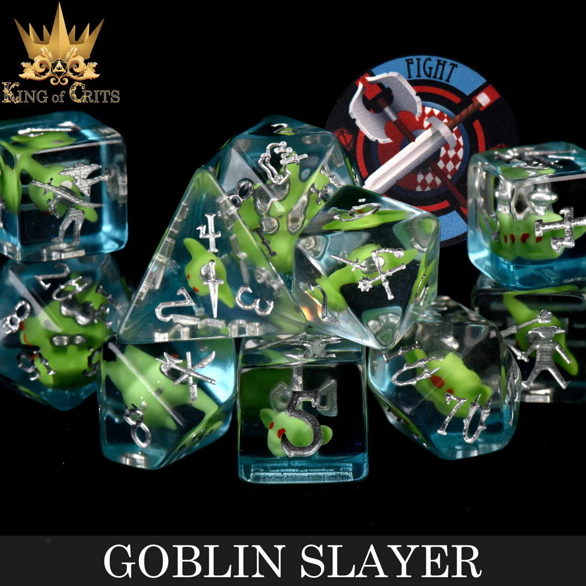 DND Dice 11 Dice Set: Goblin Slayer | Dragon's Lair Comics and Fantasy Houston TX