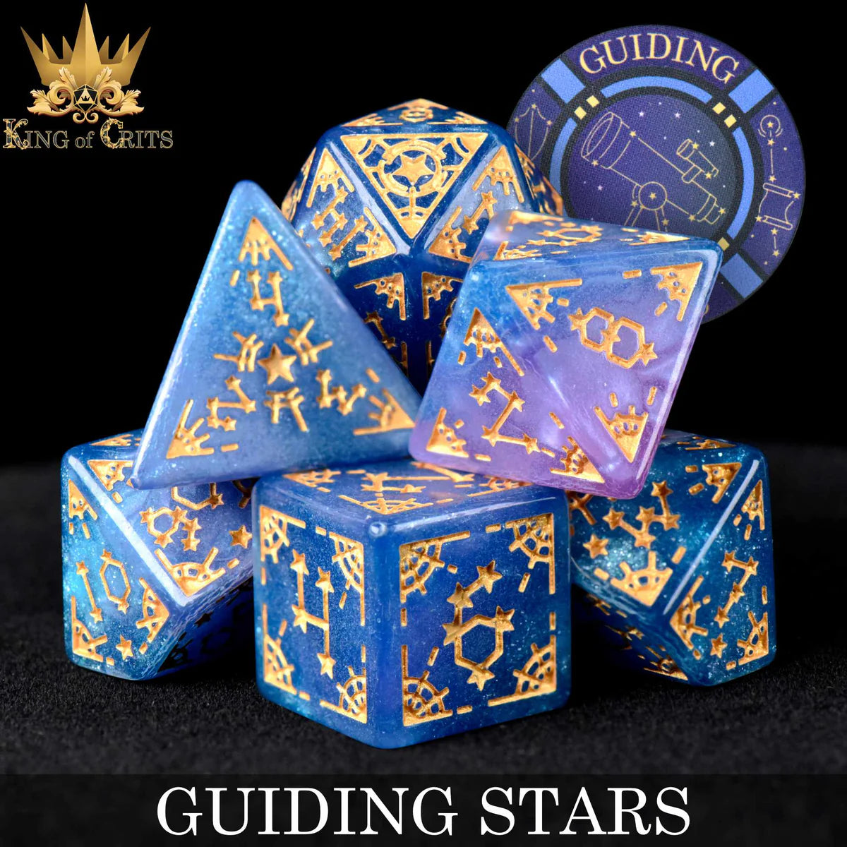 DND Dice 7 Dice Set: Guiding Stars | Dragon's Lair Comics and Fantasy Houston TX