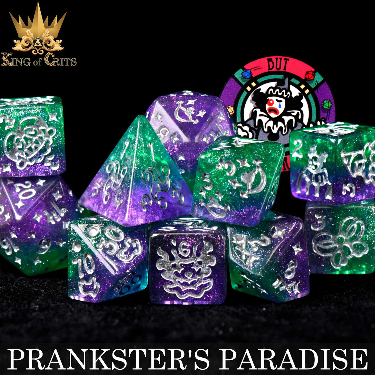 DND Dice 11 Dice Set: Prankster's Paradise | Dragon's Lair Comics and Fantasy Houston TX