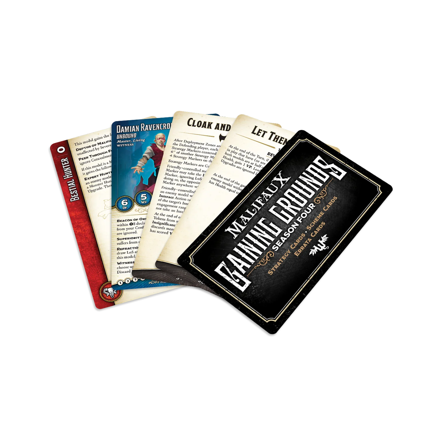 Malifaux 3E: Gaining Grounds Season 4 Deck | Dragon's Lair Comics and Fantasy Houston TX