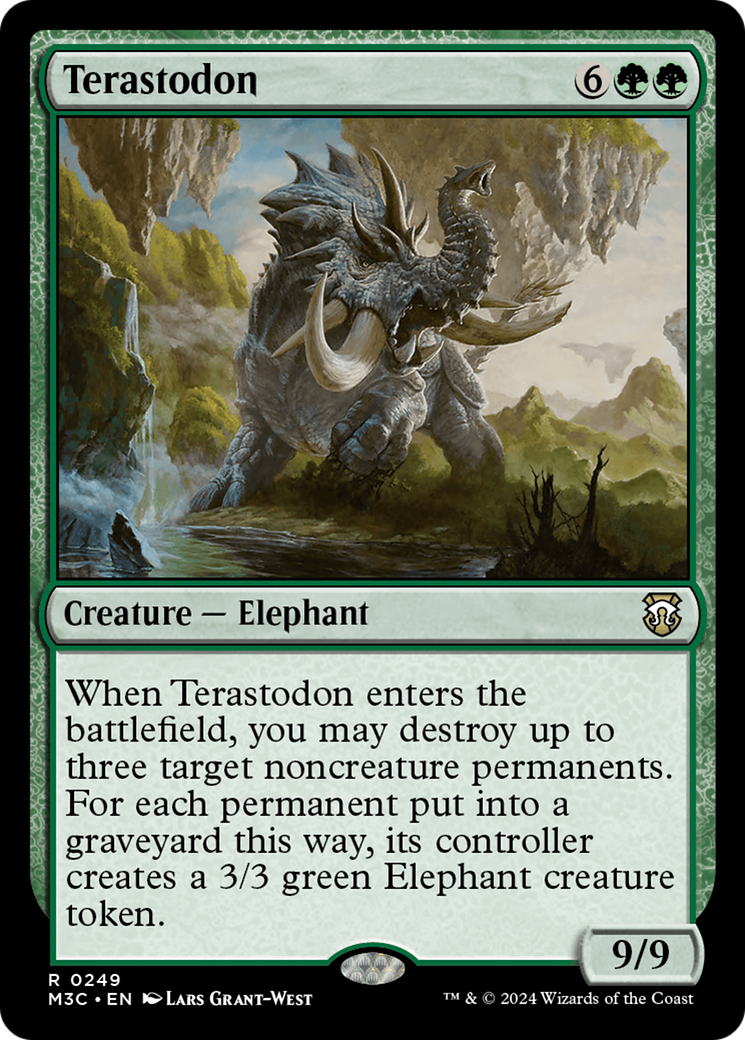 Terastodon (Ripple Foil) [Modern Horizons 3 Commander] | Dragon's Lair Comics and Fantasy Houston TX