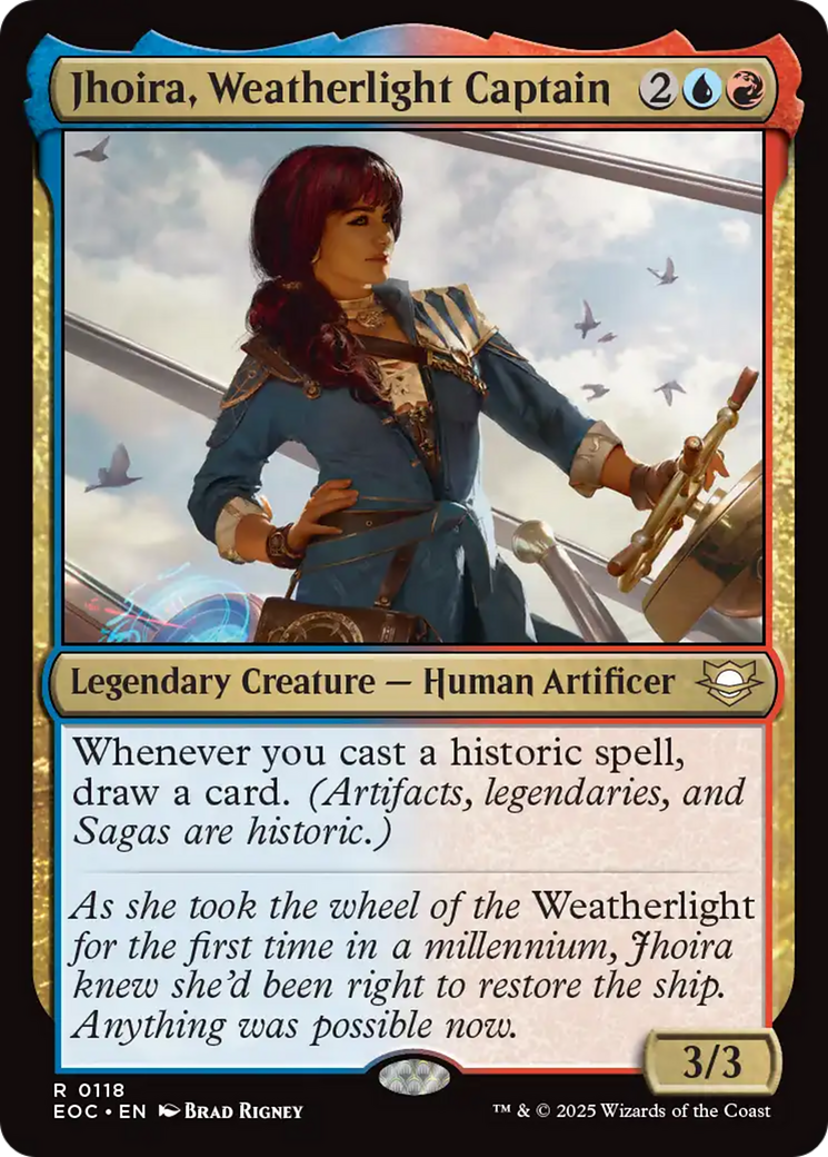 Jhoira, Weatherlight Captain [Edge of Eternities Commander] | Dragon's Lair Comics and Fantasy Houston TX