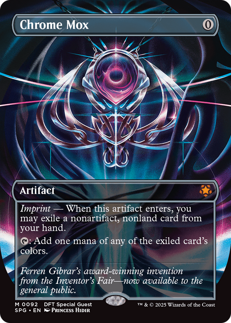 Chrome Mox (Borderless) [Aetherdrift Special Guests] | Dragon's Lair Comics and Fantasy Houston TX