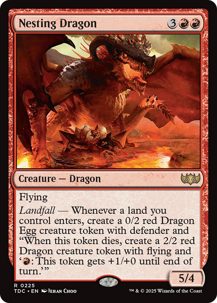 Nesting Dragon [Tarkir: Dragonstorm Commander] | Dragon's Lair Comics and Fantasy Houston TX