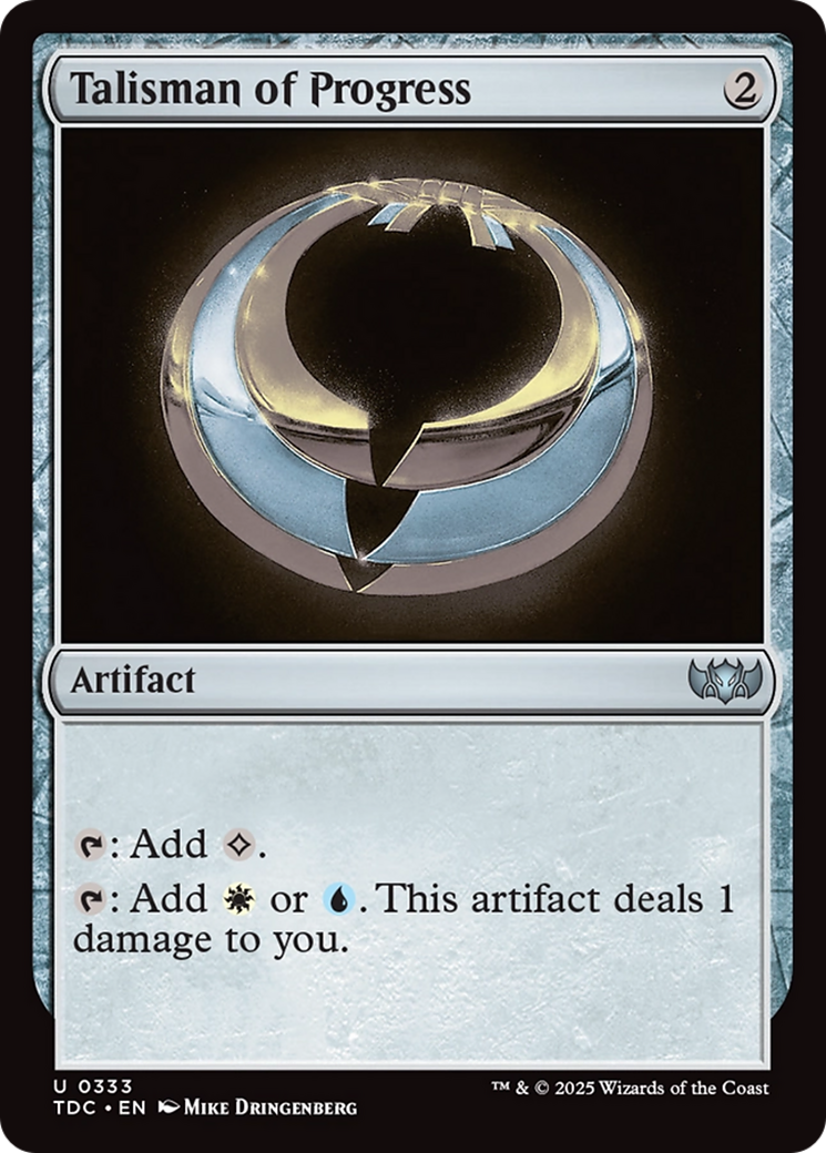Talisman of Progress [Tarkir: Dragonstorm Commander] | Dragon's Lair Comics and Fantasy Houston TX
