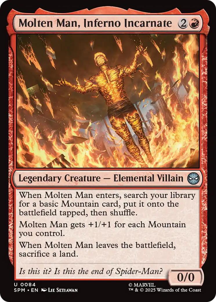 Molten Man, Inferno Incarnate [Marvel's Spider-Man] | Dragon's Lair Comics and Fantasy Houston TX