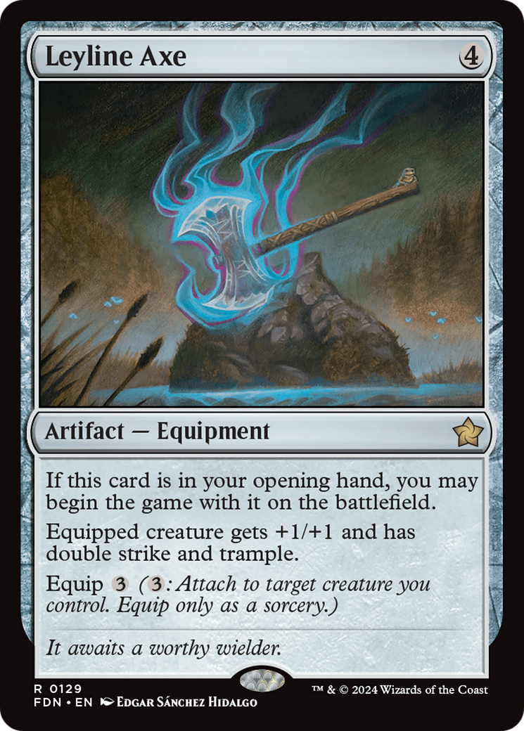 Leyline Axe [Foundations] | Dragon's Lair Comics and Fantasy Houston TX