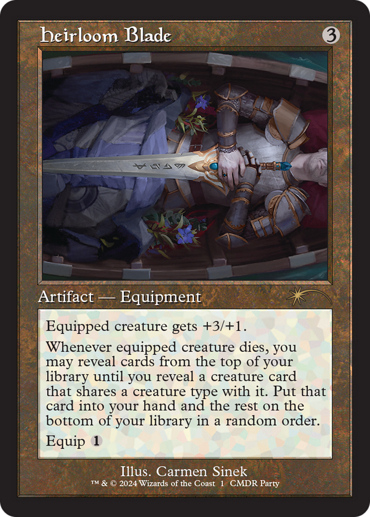 Heirloom Blade (Retro Frame) [Wizards Play Network 2024] | Dragon's Lair Comics and Fantasy Houston TX