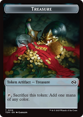 Beast // Treasure Double-Sided Token [Tarkir: Dragonstorm Commander Tokens] | Dragon's Lair Comics and Fantasy Houston TX