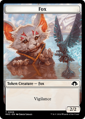 Phyrexian Germ // Fox Double-Sided Token [Modern Horizons 3 Tokens] | Dragon's Lair Comics and Fantasy Houston TX